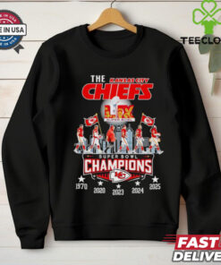 The Kansas City Chiefs walking Super Bowl Champions 2025 shirt