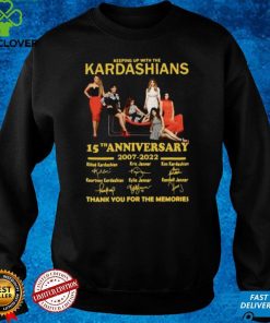 The Kardashians 15th Anniversary 2007 2022 Signatures T Shirt