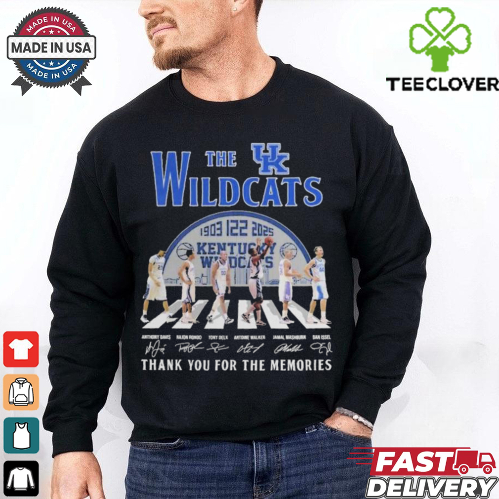 The Kentucky Wildcats 122TH Thank You For The Memories 2025 T Shirts The Kentucky Wildcats 122TH Thank You For The Memories 2025 T Shirts