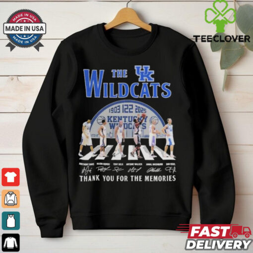 The Kentucky Wildcats 122TH Thank You For The Memories 2025 T Shirts