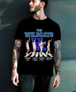 The Kentucky Wildcats basketball abbey road signatures shirt