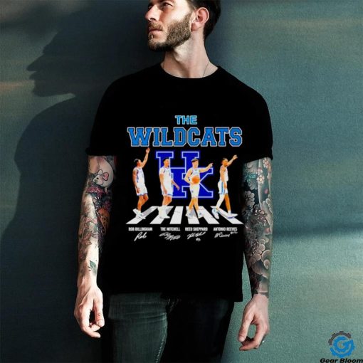 The Kentucky Wildcats basketball abbey road signatures shirt