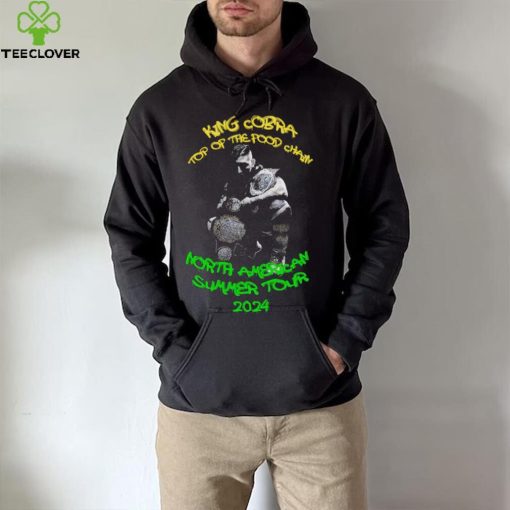 The King Cobra exotic top of the food chain tour hoodie, sweater, longsleeve, shirt v-neck, t-shirt