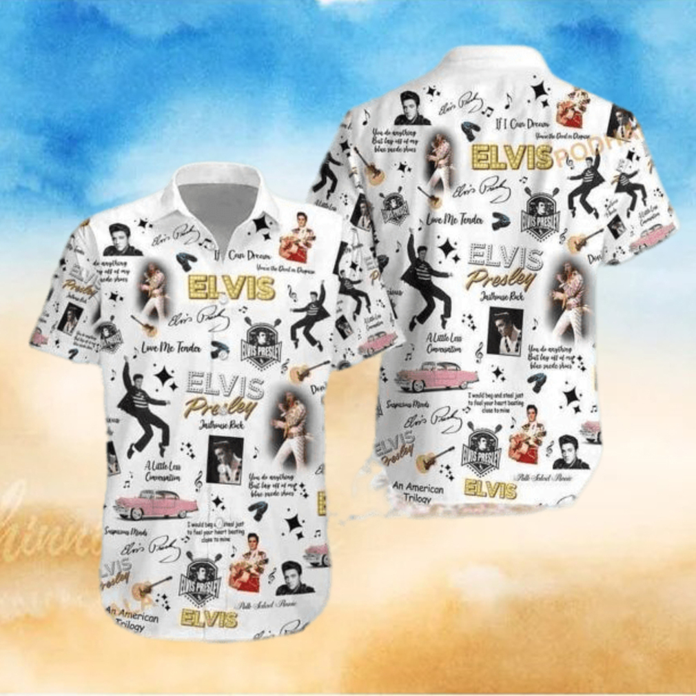The King Elvis Presley Hawaiian Shirt Gift For Music Fans The King Elvis Presley Hawaiian Shirt Gift For Music Fans