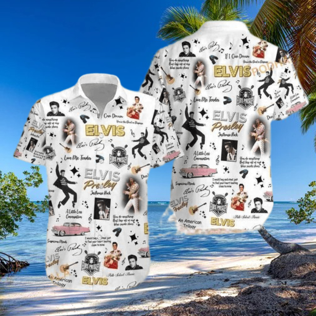 The King Elvis Presley Hawaiian Shirt Gift For Music Fans The King Elvis Presley Hawaiian Shirt Gift For Music Fans