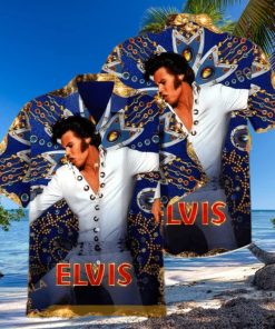 The King Elvis Presley Hawaiian Shirt Gift For Rock And Roll Lovers