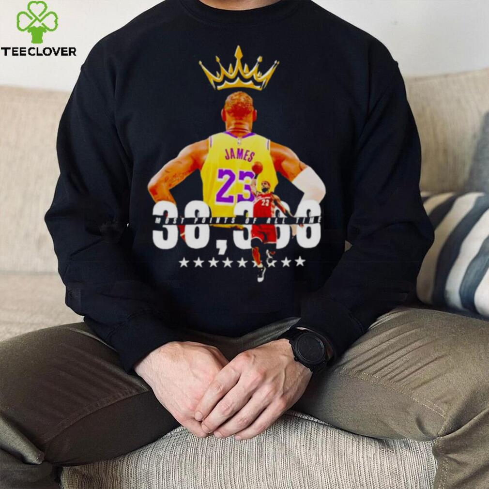 The King LeBron James points shirt