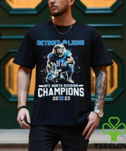 The King Lions Detroit Lions 2023 NFC North Division Champions Shirt