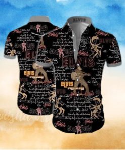 The King Of Rock And Roll Elvis Presley Hawaiian Shirt Gift For Music Fans