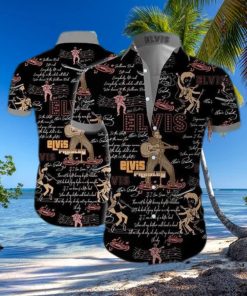 The King Of Rock And Roll Elvis Presley Hawaiian Shirt Gift For Music Fans