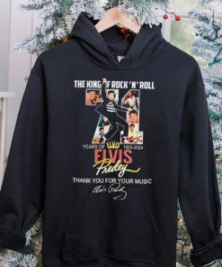 The King Of Rock N Roll 71 Years Of 1953 2024 Elvis Presley Thank You For The Memories Shirt