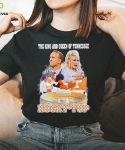 The King Peyton Manning And The Queen Dolly Parton Of Tennessee Rocky Top signatures Shirt
