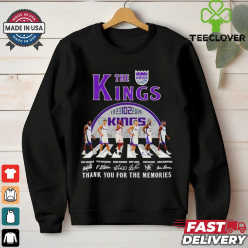 The Kings 1923 2025 thank you for the memories shirt