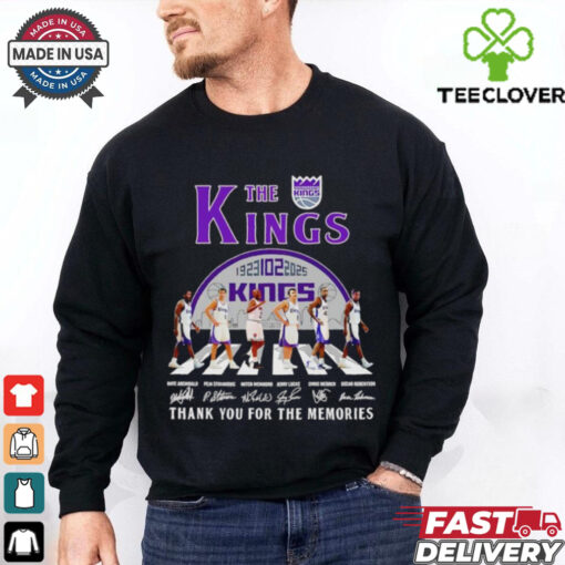 The Kings 1923 2025 thank you for the memories shirt