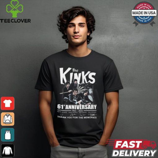 The Kinks 2024 61st anniversary thank you for the memories shirt