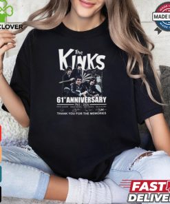 The Kinks 2024 61st anniversary thank you for the memories shirt