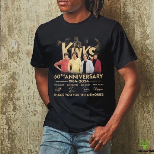 The Kinks 60th Anniversary 1984 2024 Thank You For The Memories T Shirt