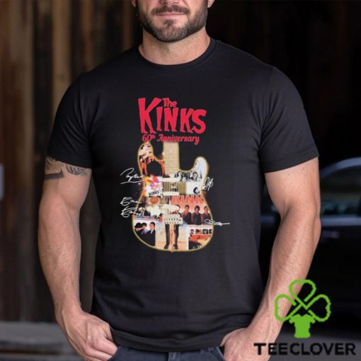 The Kinks 60th Anniversary Collection Signatures hoodie, sweater, longsleeve, shirt v-neck, t-shirt