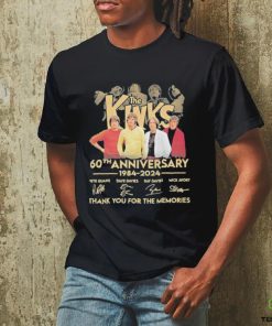 The Kinks Band 60th Anniversary 1984 2024 Thank You For The Memories Signatures Shirt
