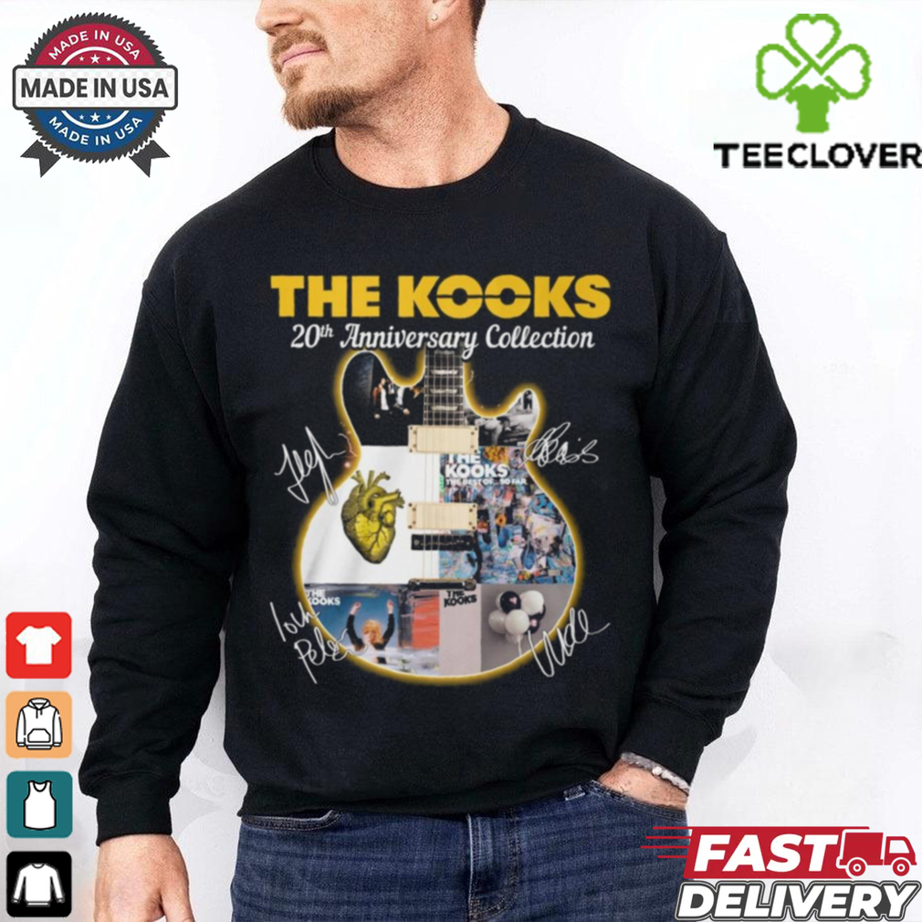 The Kooks 20th Anniversary Collection Signatures T Shirt The Kooks 20th Anniversary Collection Signatures T Shirt