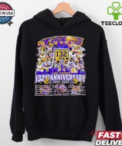 The LSU Tigers 132th Anniversary 1893 2025 signature shirt