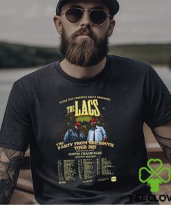 The Lacs The Party From The South Tour 2023 Merch, The Lacs Live Tour Dates 2023 Shirt, The Lacs Tour 2023 With Special Guesta Justin Champagne And Dustin Spears Shirt