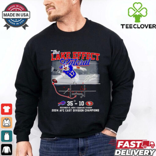 The Lake Effect Lateral 2024 AFC East Division Champions shirt