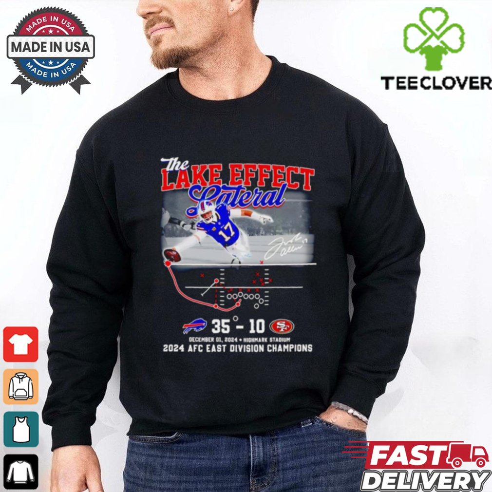 The Lake Effect Lateral 2024 AFC East Division Champions shirt The Lake Effect Lateral 2024 AFC East Division Champions shirt