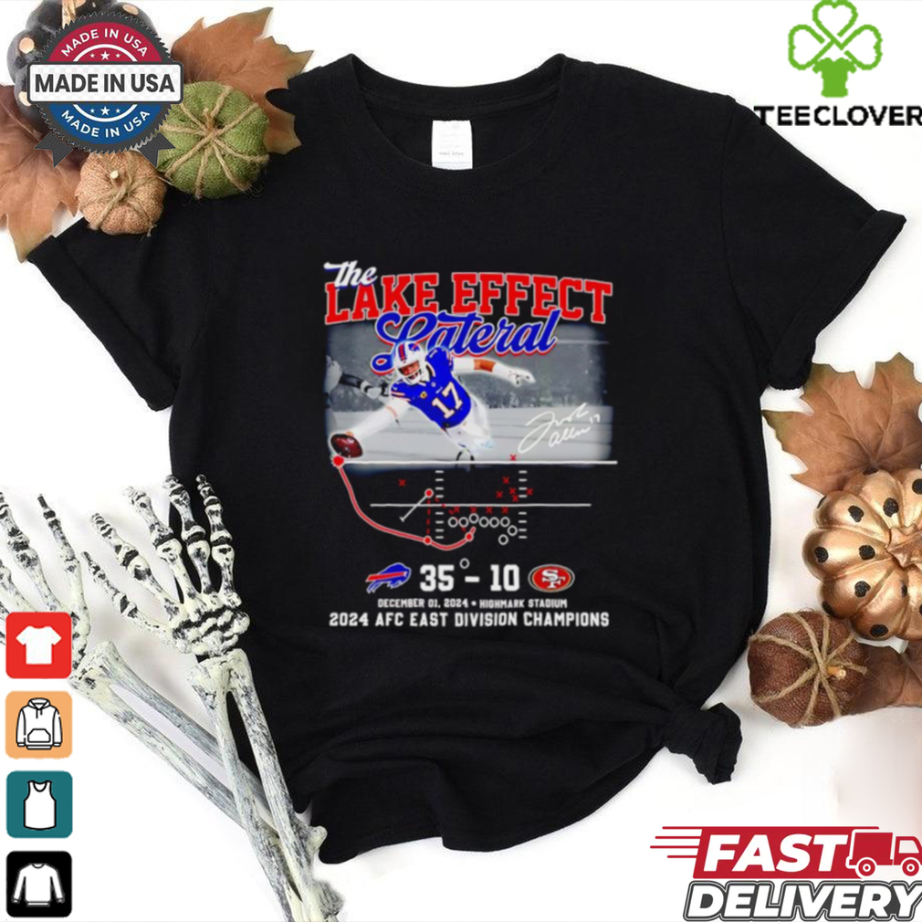 The Lake Effect Lateral 2024 AFC East Division Champions shirt The Lake Effect Lateral 2024 AFC East Division Champions shirt
