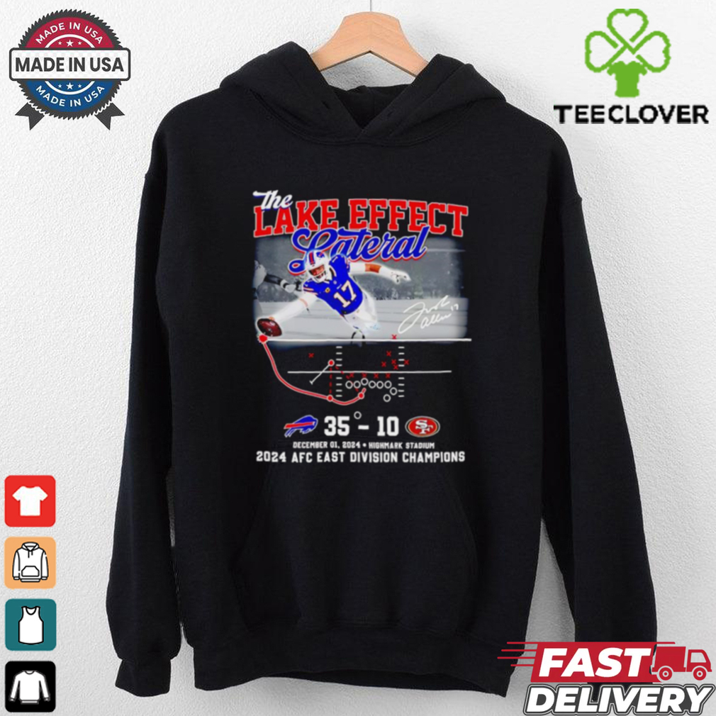 The Lake Effect Lateral 2024 AFC East Division Champions shirt The Lake Effect Lateral 2024 AFC East Division Champions shirt