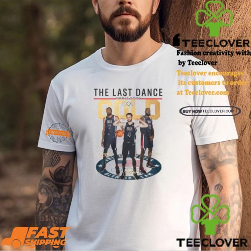 The Last Dance Paris 2024 Gold Stephen Curry T Shirt