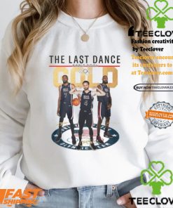 The Last Dance Paris 2024 Gold Stephen Curry T Shirt