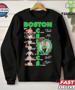 The Legend Boston Celtics players names and signatures shirt