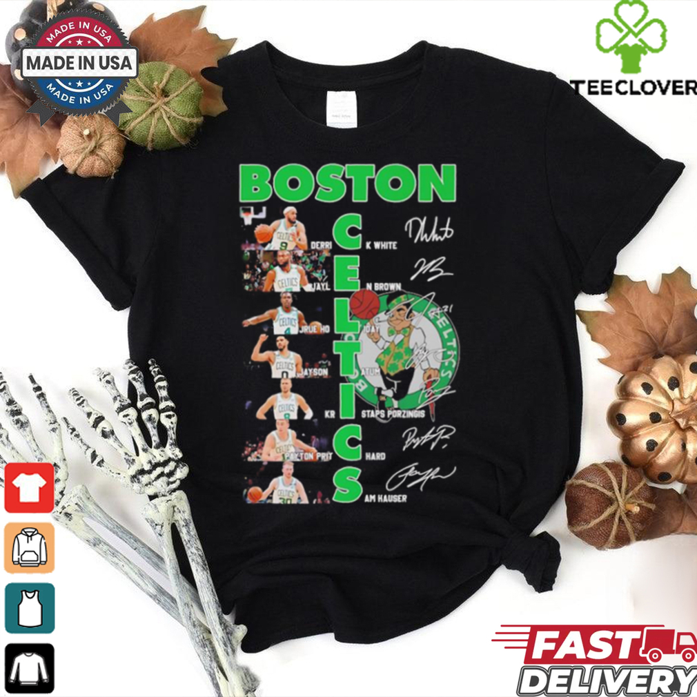 The Legend Boston Celtics players names and signatures shirt The Legend Boston Celtics players names and signatures shirt