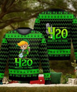 The Legend Of 420 Ugly Christmas Sweater 2023 Christmas Gift For Men And Women