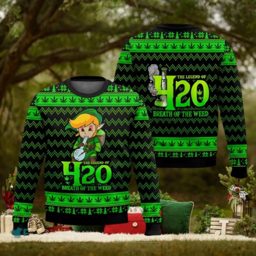 The Legend Of 420 Ugly Christmas Sweater 2023 Christmas Gift For Men And Women