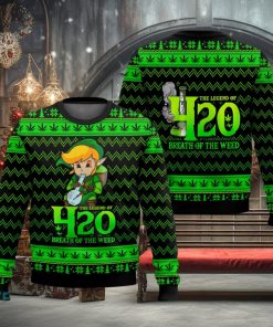 The Legend Of 420 Ugly Christmas Sweater 2023 Christmas Gift For Men And Women