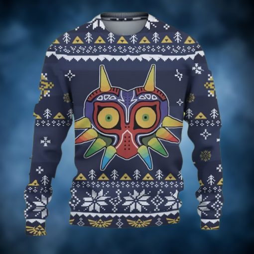 The Legend Of Zelda Christmas Ugly Sweater Majora Legend Of Zelda Christmas Sweater