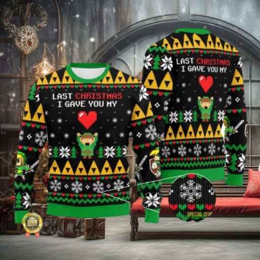 The Legend Of Zelda Link Ugly Christmas Sweathoodie, sweater, longsleeve, shirt v-neck, t-shirt Last Christmas Link Ugly Sweater Zelda Video Game Ugly Xmas Sweathoodie, sweater, longsleeve, shirt v-neck, t-shirt