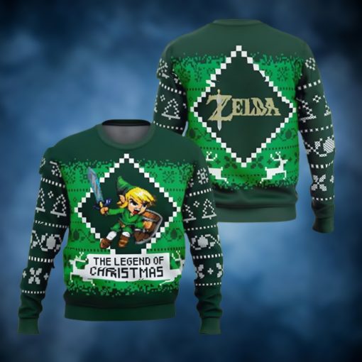 The Legend of Christmas Zelda Ugly Christmas Sweater Majora’s Ugly Sweater