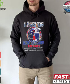 The Legends New England Patriots Bill Belichick & Tom Brady thank you shirt