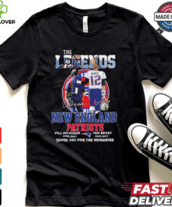 The Legends New England Patriots Bill Belichick & Tom Brady thank you shirt