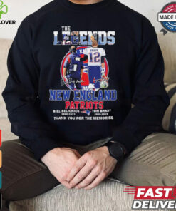 The Legends New England Patriots Bill Belichick & Tom Brady thank you shirt