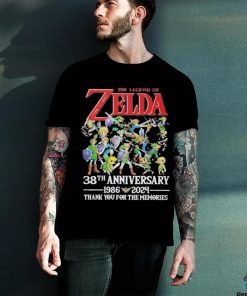 The Legends Of Zelda 38th Anniversary 1986 2024 Thank You For The Memories Shirt