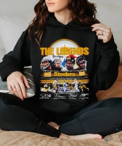 The Legends Pittsburgh Steelers Dwight White Dermontti Dawson Joe Greene signatures shirt
