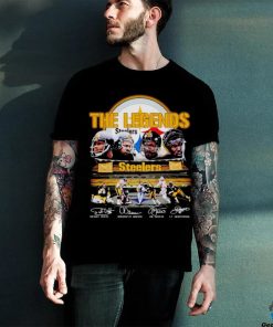 The Legends Pittsburgh Steelers Dwight White Dermontti Dawson Joe Greene signatures shirt