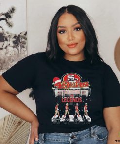 The Legends Santa Hat San Francisco 49ers Abbey Road Christmas Signatures Shirt 2 The Legends Santa Hat San Francisco 49ers Abbey Road Christmas Signatures Shirt