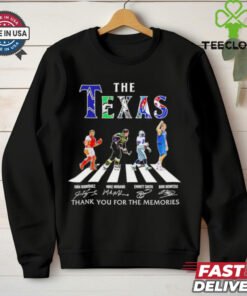 The Legends Texas sports teams thank you for the memories shirt