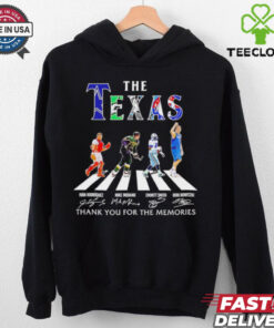 The Legends Texas sports teams thank you for the memories shirt