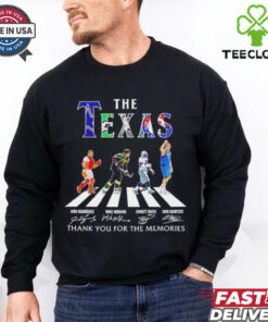 The Legends Texas sports teams thank you for the memories shirt